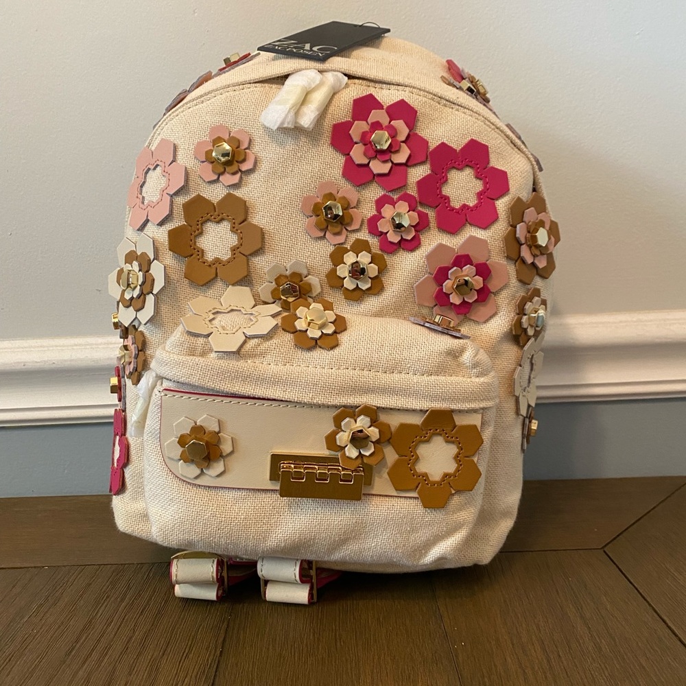 NWT Zac Posen Limited Edition Floral Backpack